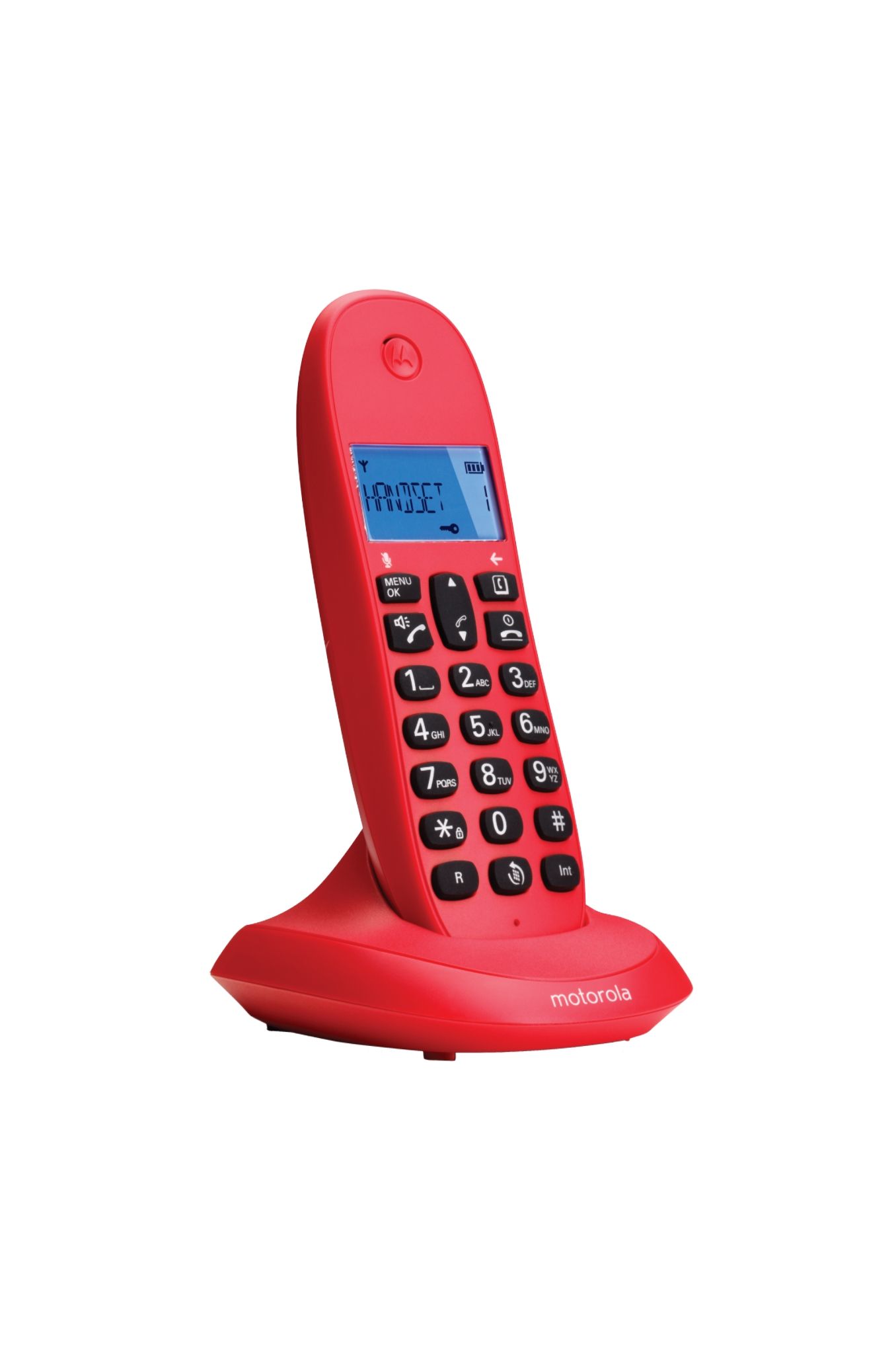 Радиотелефон Dect Motorola C1001LB+ (цвет красный) - купить с доставкой по  выгодным ценам в интернет-магазине OZON (914369385)