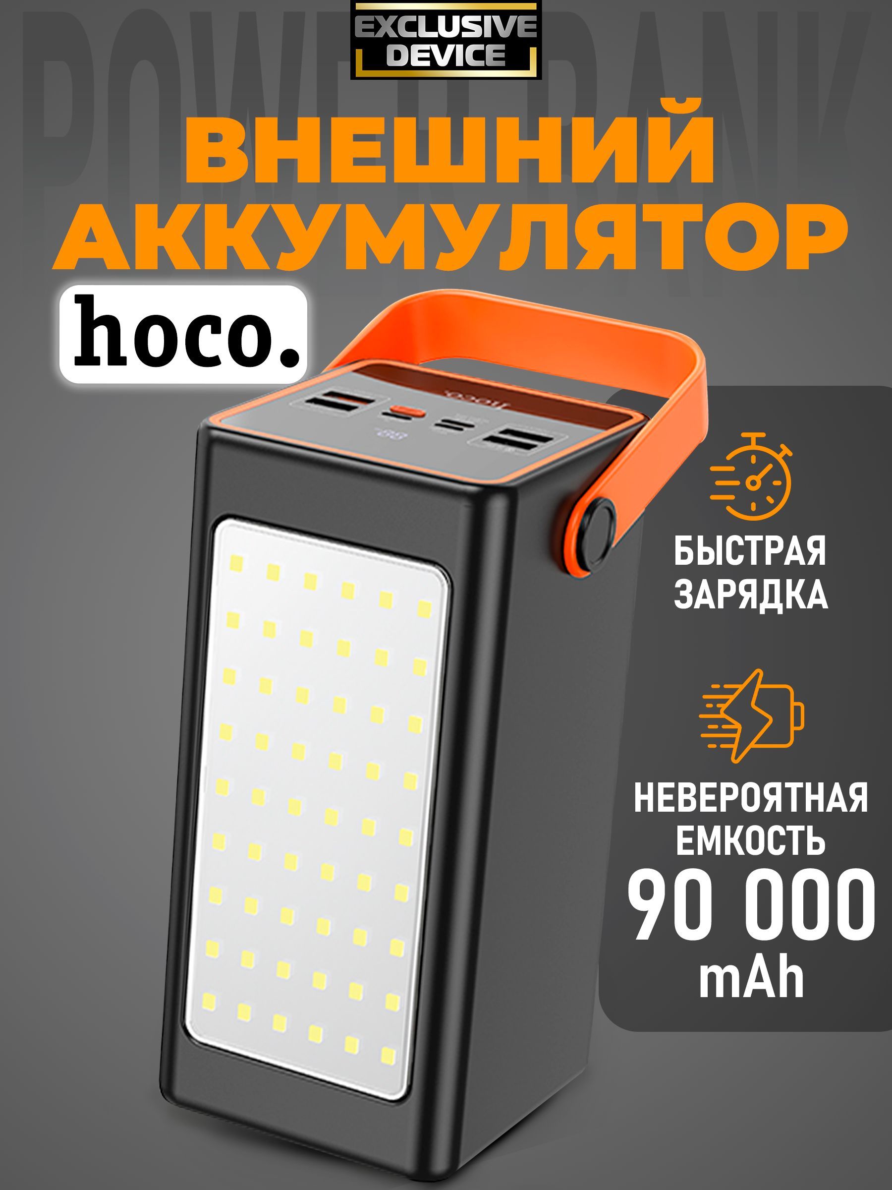 Внешний аккумулятор (Power Bank) Exclusive Device Повербанк_1_USB_USB  Type-C - купить по выгодным ценам в интернет-магазине OZON (916396355)