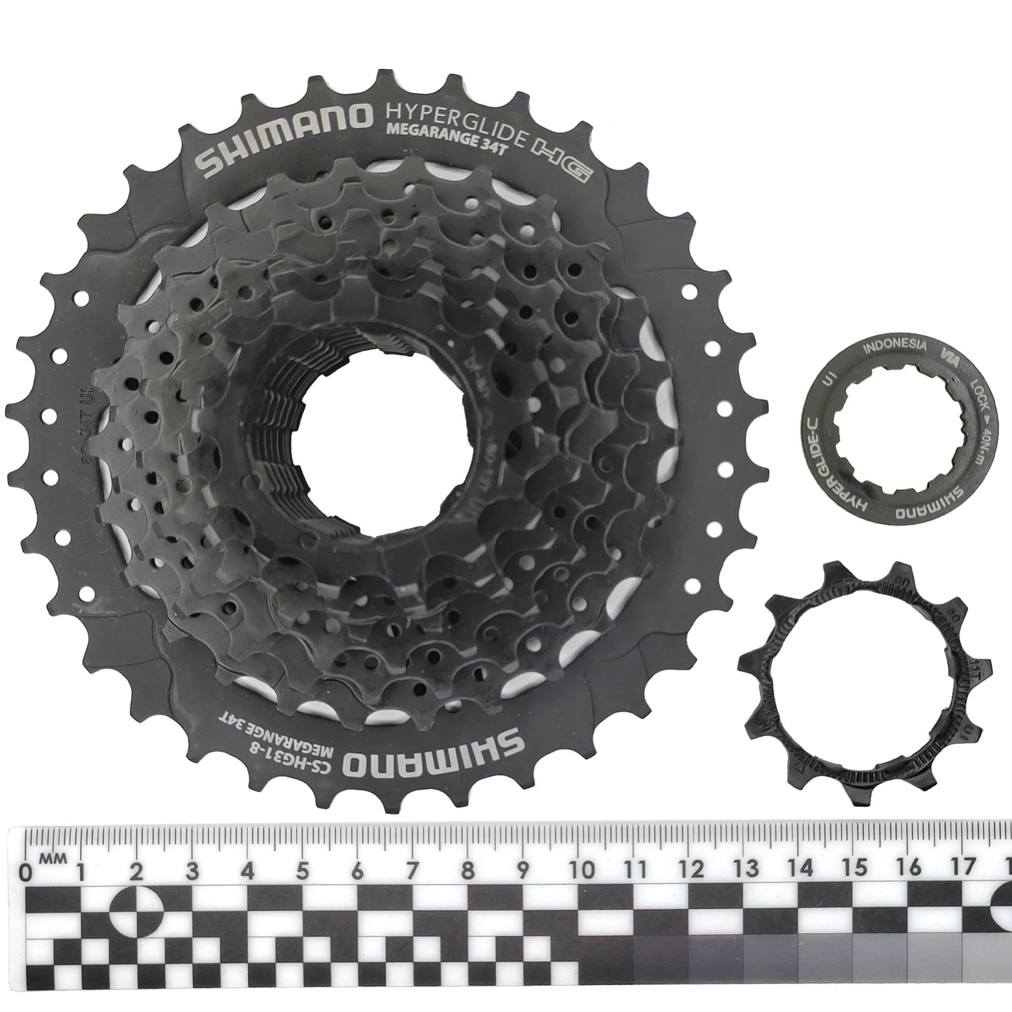 Shimano Кассета звезда задняя HG31, 8 скоростей, звезды 11-34, черная — Товары для велоспорта