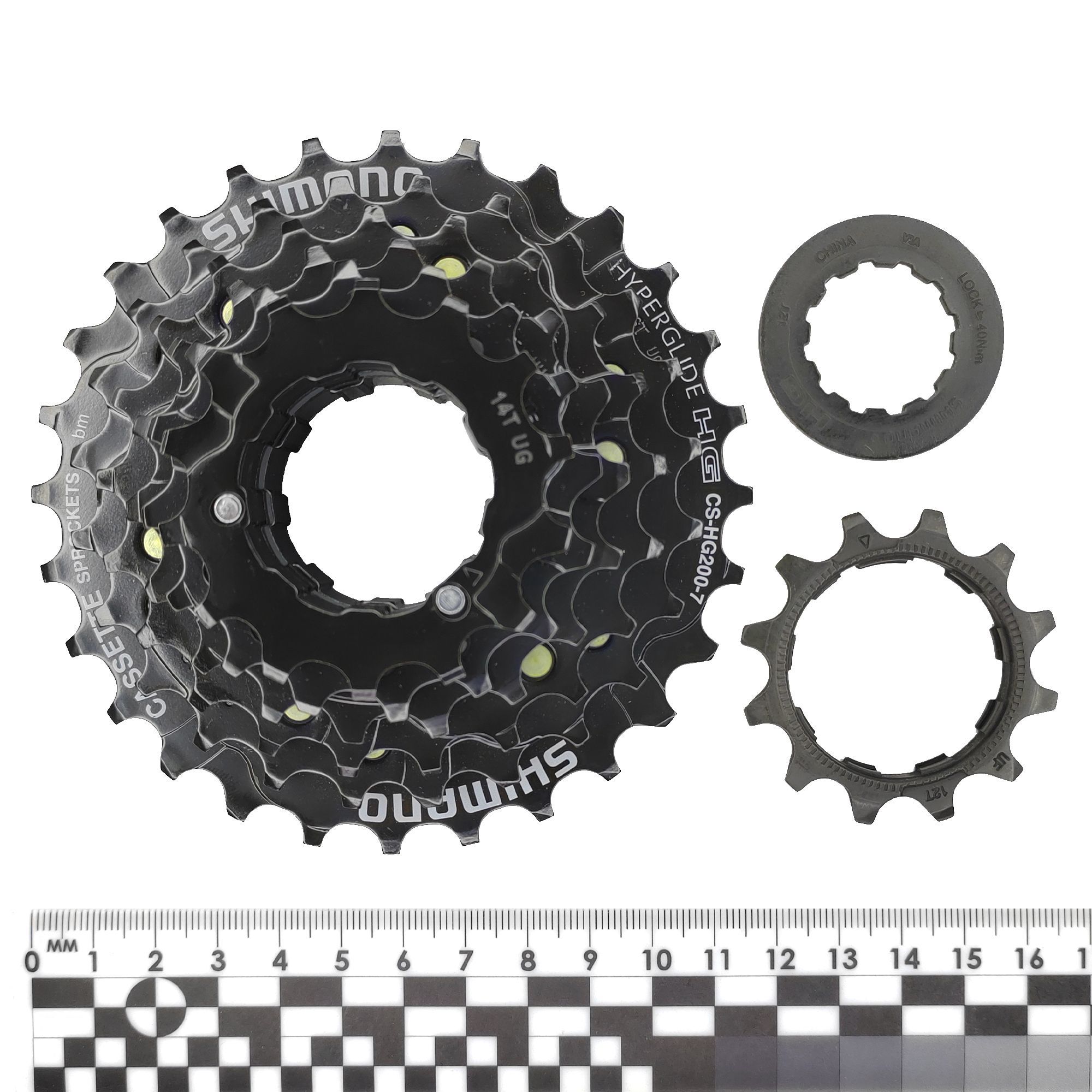 Shimano Кассета звезда задняя HG200, 7 скоростей, звезды 12-28, черная — Товары для велоспорта