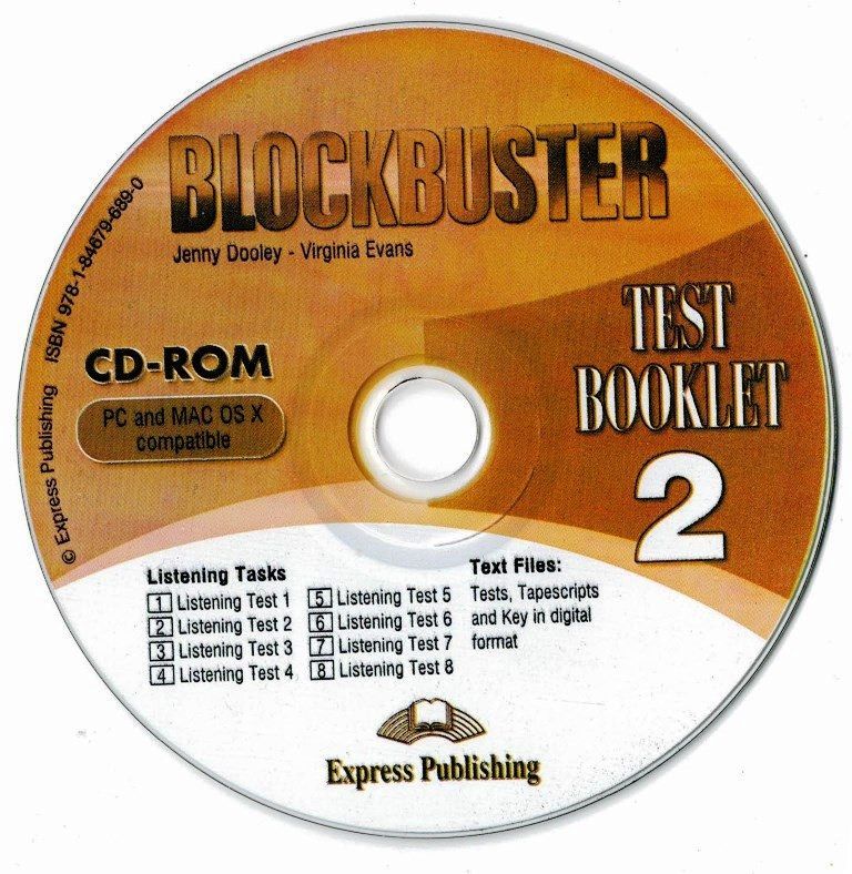 Blockbuster 2 Test Booklet CD-ROM Аудио CD к сборнику тестовых заданий и упражнений | Evans V.