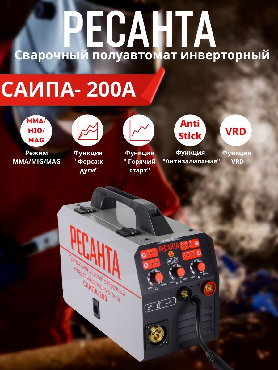 Саипа 500 ресанта. Сварочный полуавтомат ресанта саипа-200 (mig/mag) 65/9. Ресанта саипа-200c. Инструкция ресанта 200. Ресанта 200проф.