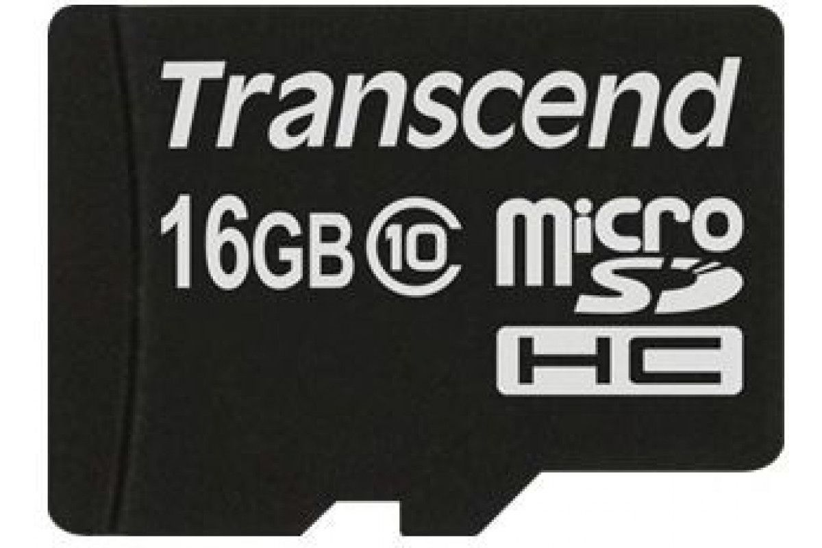 Карта памяти microSD Transcend microSDHC Class 10 UHS-1 U1 16GB без адаптера