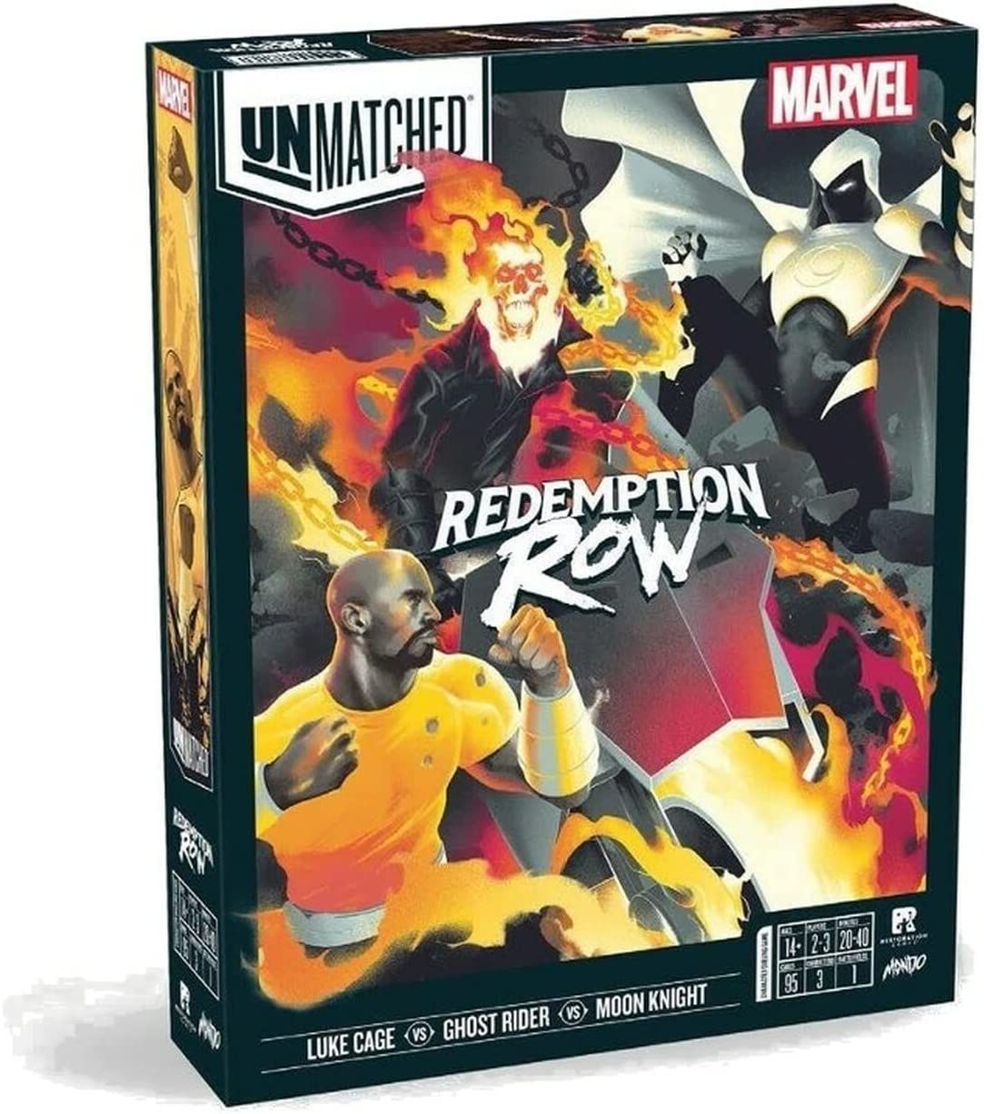 Настольная игра Unmatched Marvel Redemption Row на английском языке -  купить с доставкой по выгодным ценам в интернет-магазине OZON (1379708141)