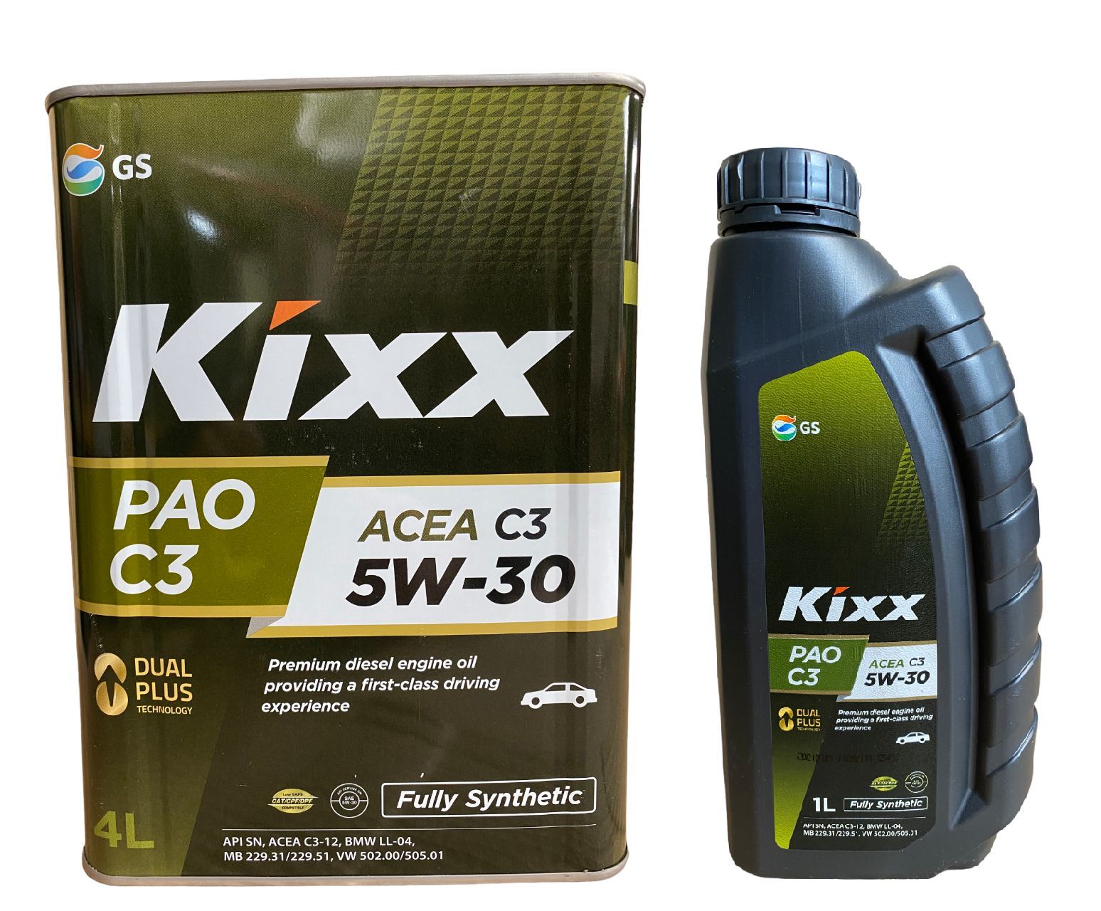 Kixx PAO C3 5W-30 Масло моторное, Синтетическое, 5 л