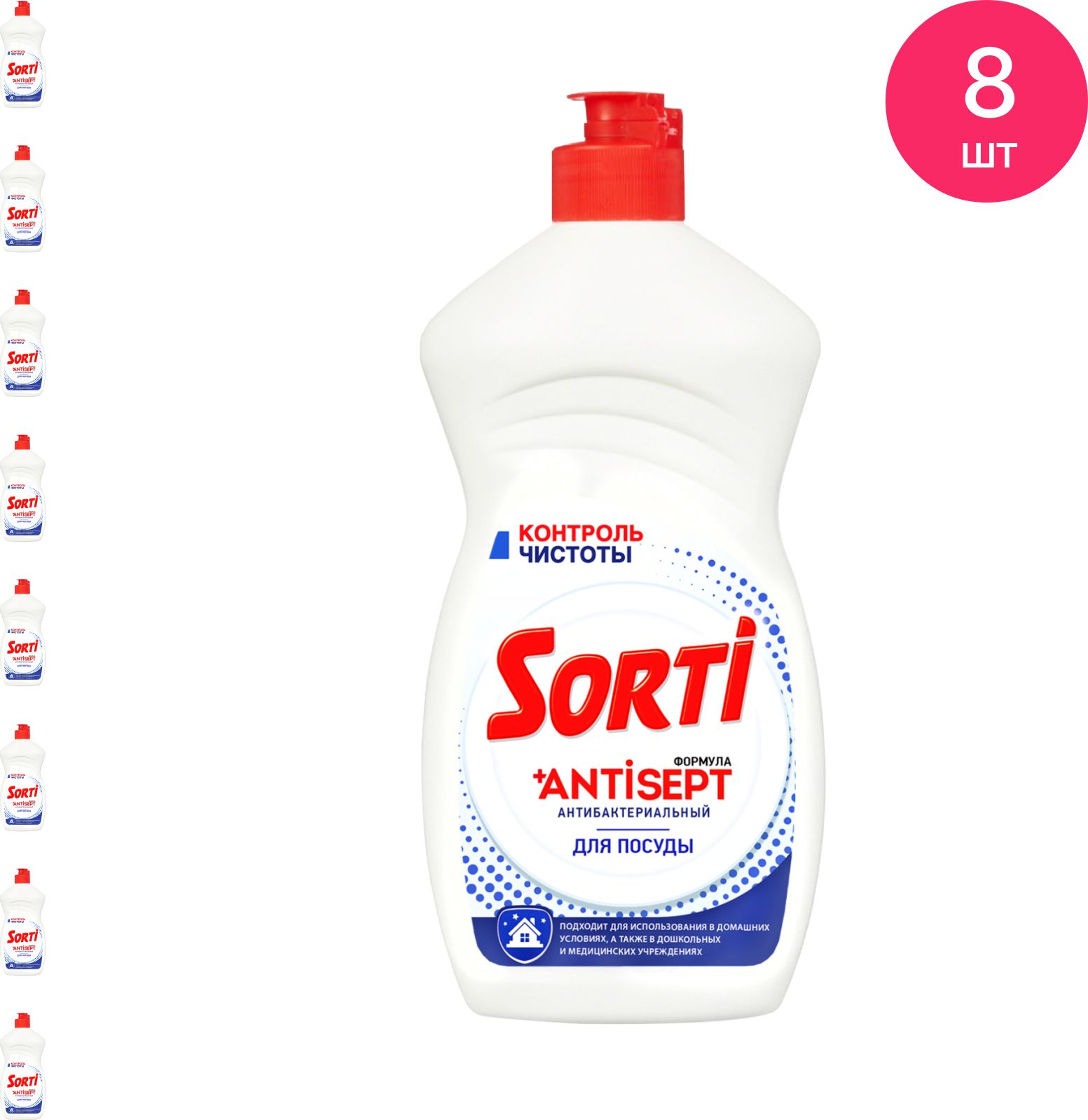 Контроль чистоты посуды. Sorti. средство для посуды сорти лед. sorti лого.