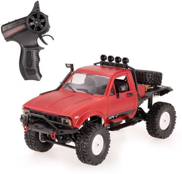 РадиоуправляемаямашинаWPLпикапHilux(красный)4WD2.4G1:16RTR-WPLC-14-RED