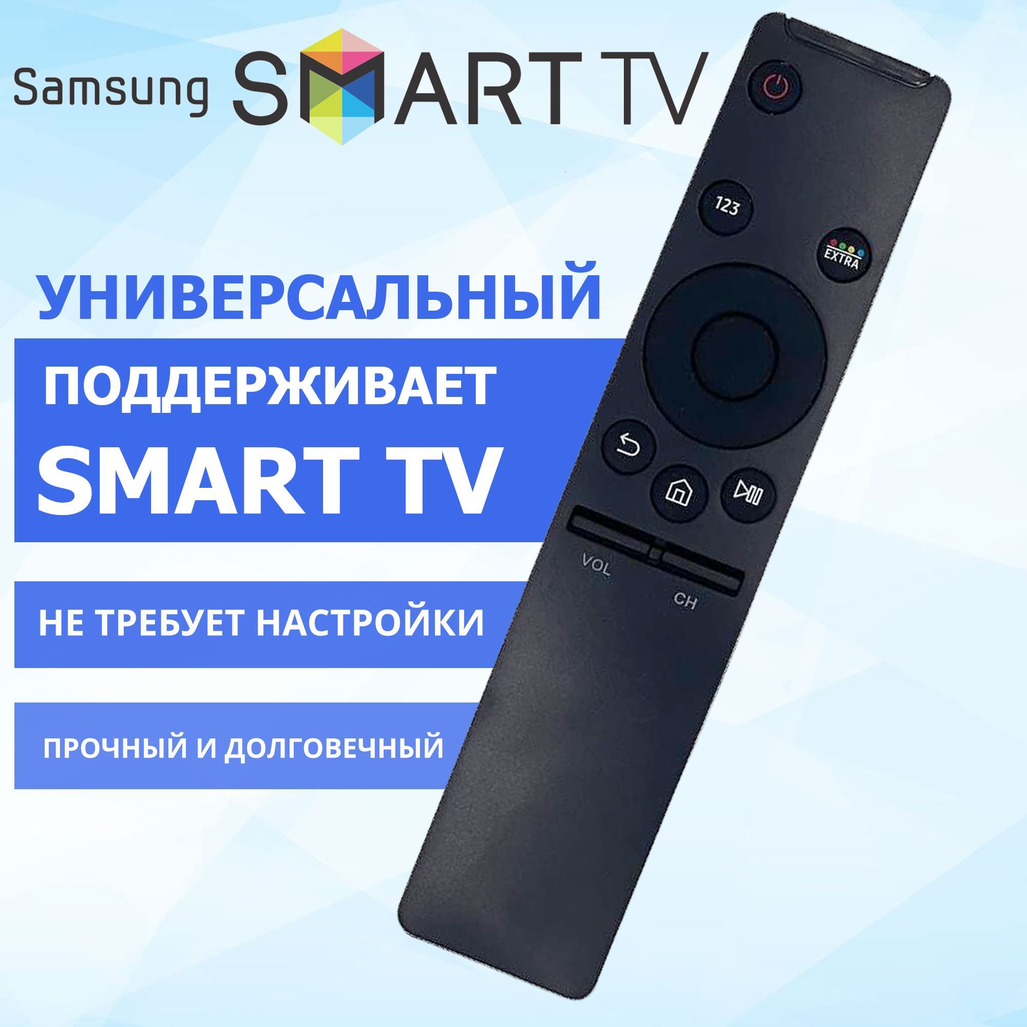 ПультуниверсальныйBN59-01259BдлятелевизораSamsungSmartControlдлявсехСмартТВ