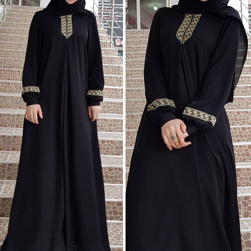 Длинные платья в пол с рукавами фото мусульманские