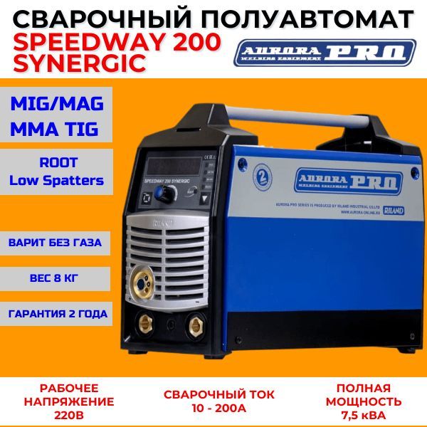 Aurora pro speedway 200 synergic. Speedway 180 Synergic. Mig приставка для инвертора. Функции в сварочных аппаратах горячий старт антизалипание.