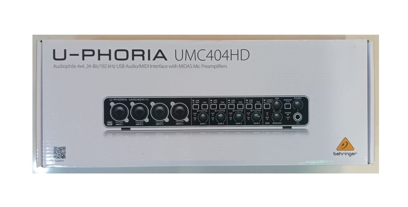 Внешняя звуковая карта behringer u phoria umc404hd