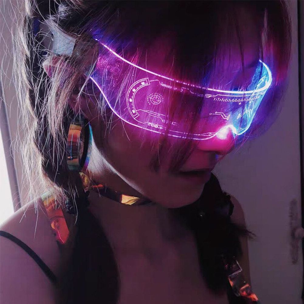 Cyberpunk Style светодиодные очки