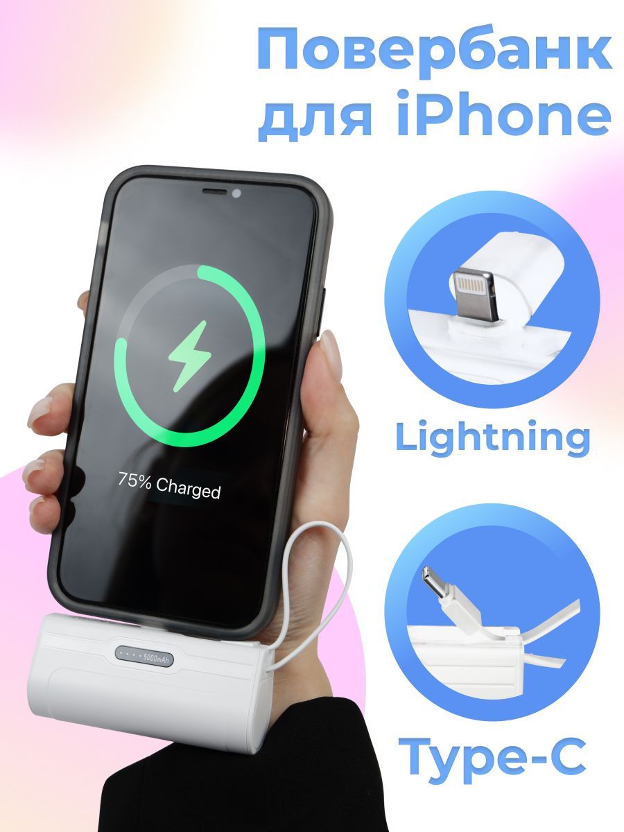 Внешний аккумулятор (Power Bank) Pastila Magnet Wireless Power Bank 20W_PAS  - купить по выгодным ценам в интернет-магазине OZON (1017436495)