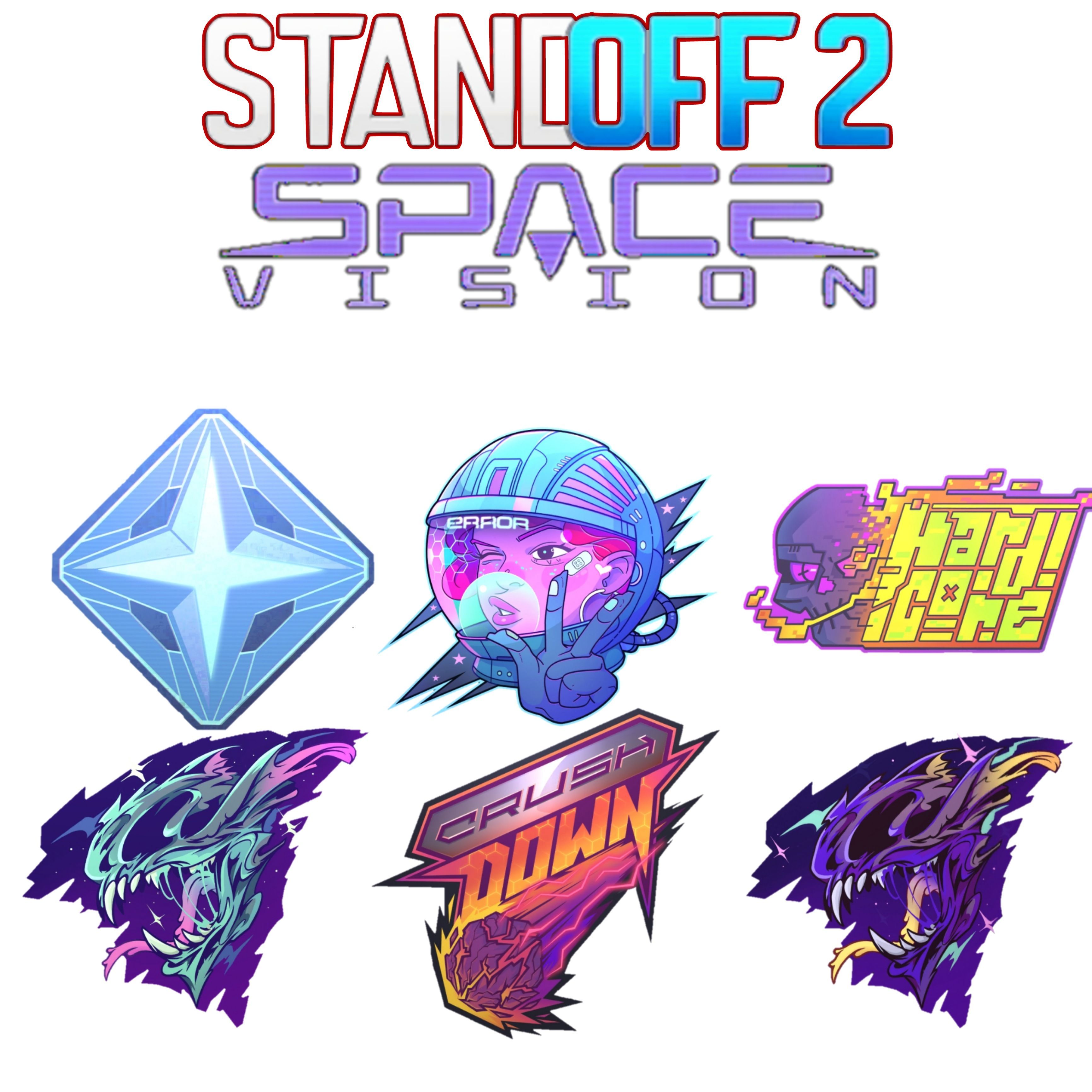 наклейки Standoff 2 Space Vision #2 - купить с доставкой по выгодным ценам  в интернет-магазине OZON (1337338470)