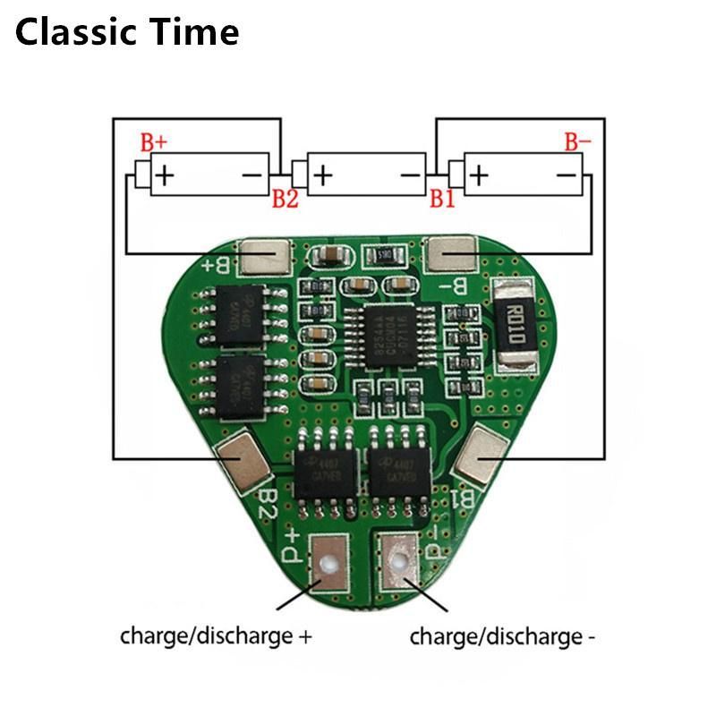 Схема подключения pcb bms 3s 40а