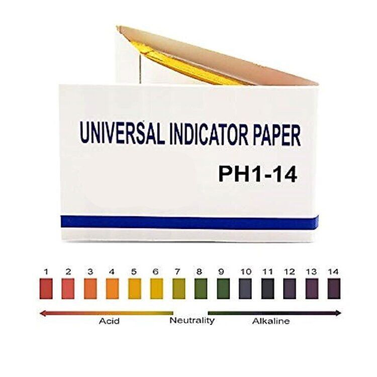 Лакмусовая бумага (ph-тестер), 80 полосок от 1 до 14 pH евро