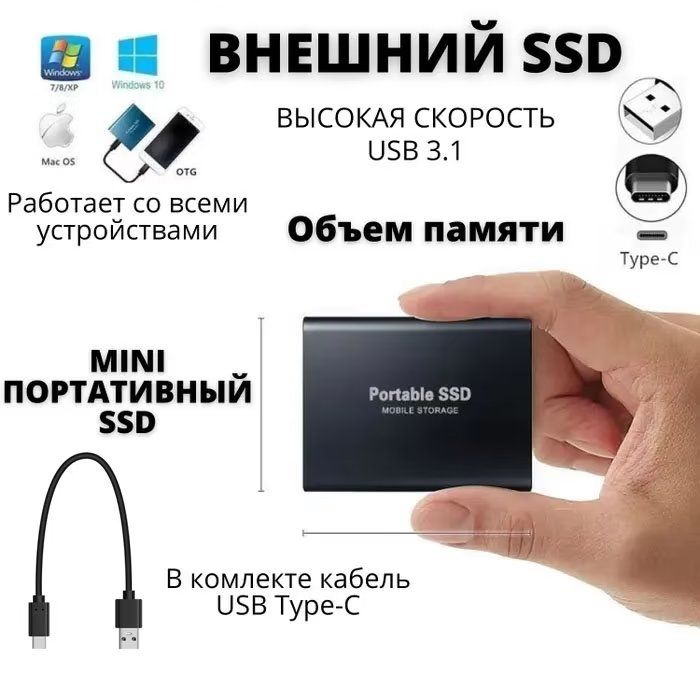 HP 32 ТБ SSD.