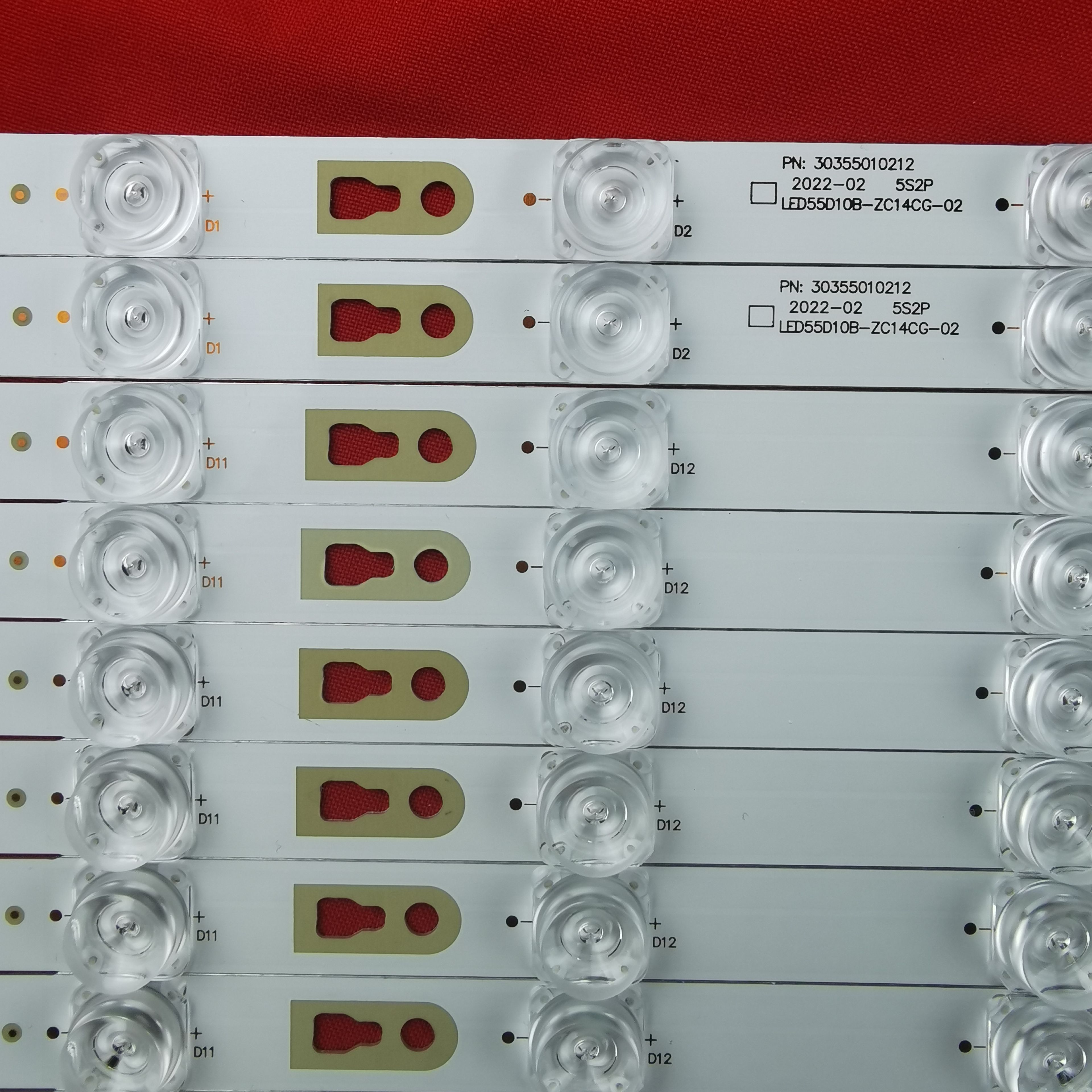 Подсветка для TELEFUNKEN TF-LED55S37T2SU; ERISSON 55ULES76T2; KIVI 55UX10S; HAIER LS55H310G; LED55D10A-ZC14AG-01; LED55D10B-ZC14AG-01