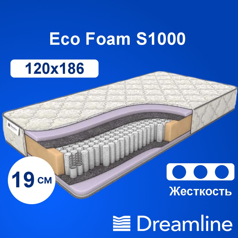 Матрас dreamline eco foam s1000