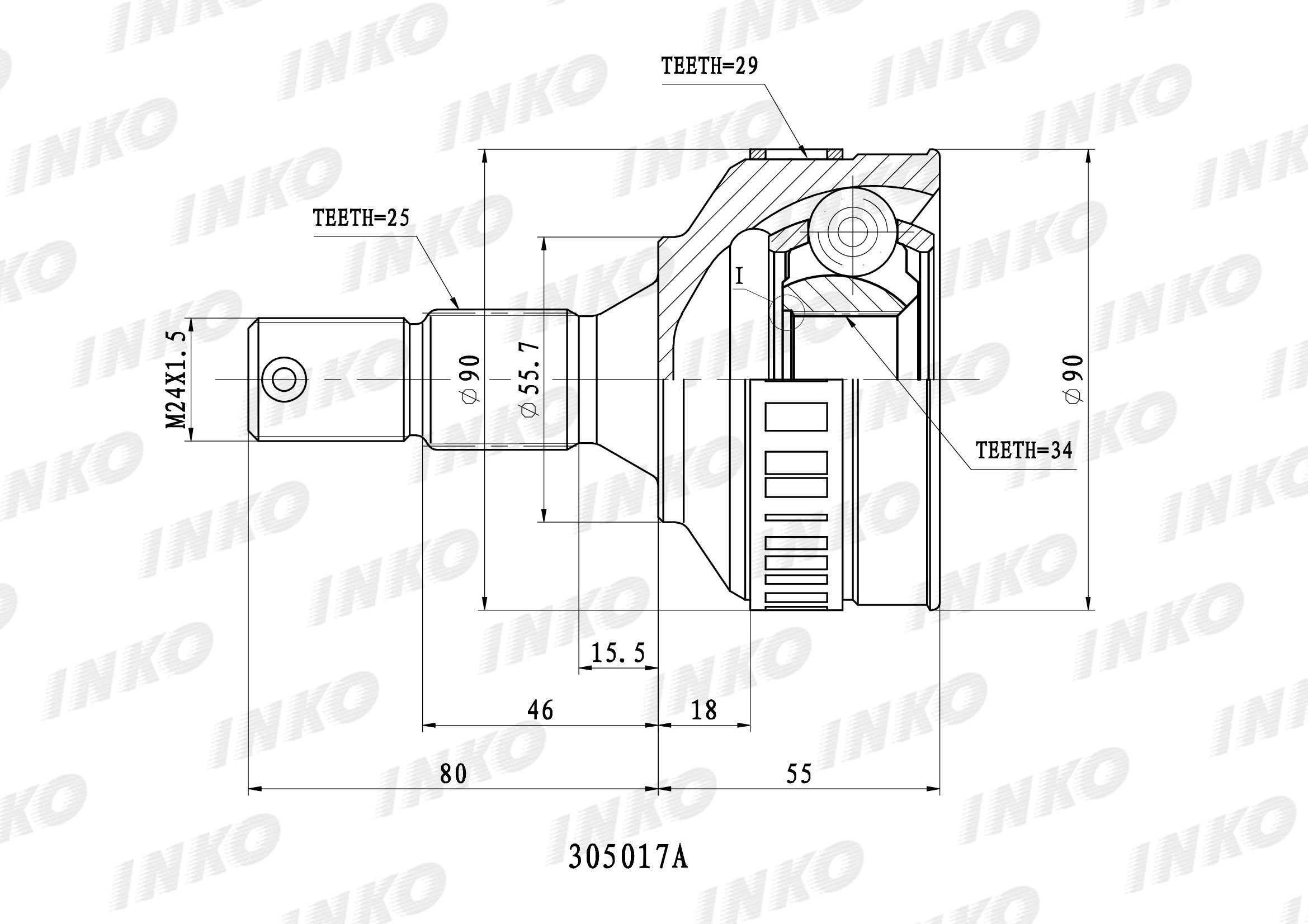 29 25 34. Шрус наружный l200 размер. Шрус внешний Lynx co-2222a. Inko шрус 25*29. Шрус наружный NK арт. 511903-U.