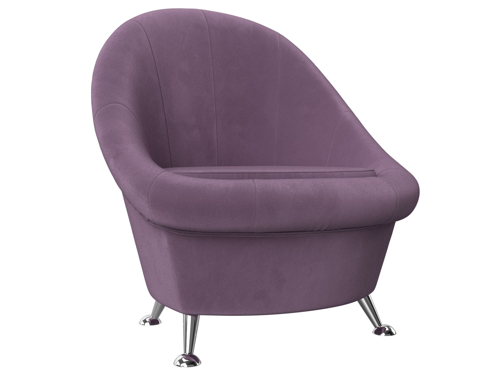 Банкетка, микровельвет, механизм нераскладной, Сиреневый, 62x68x74см. Хит Диванов
