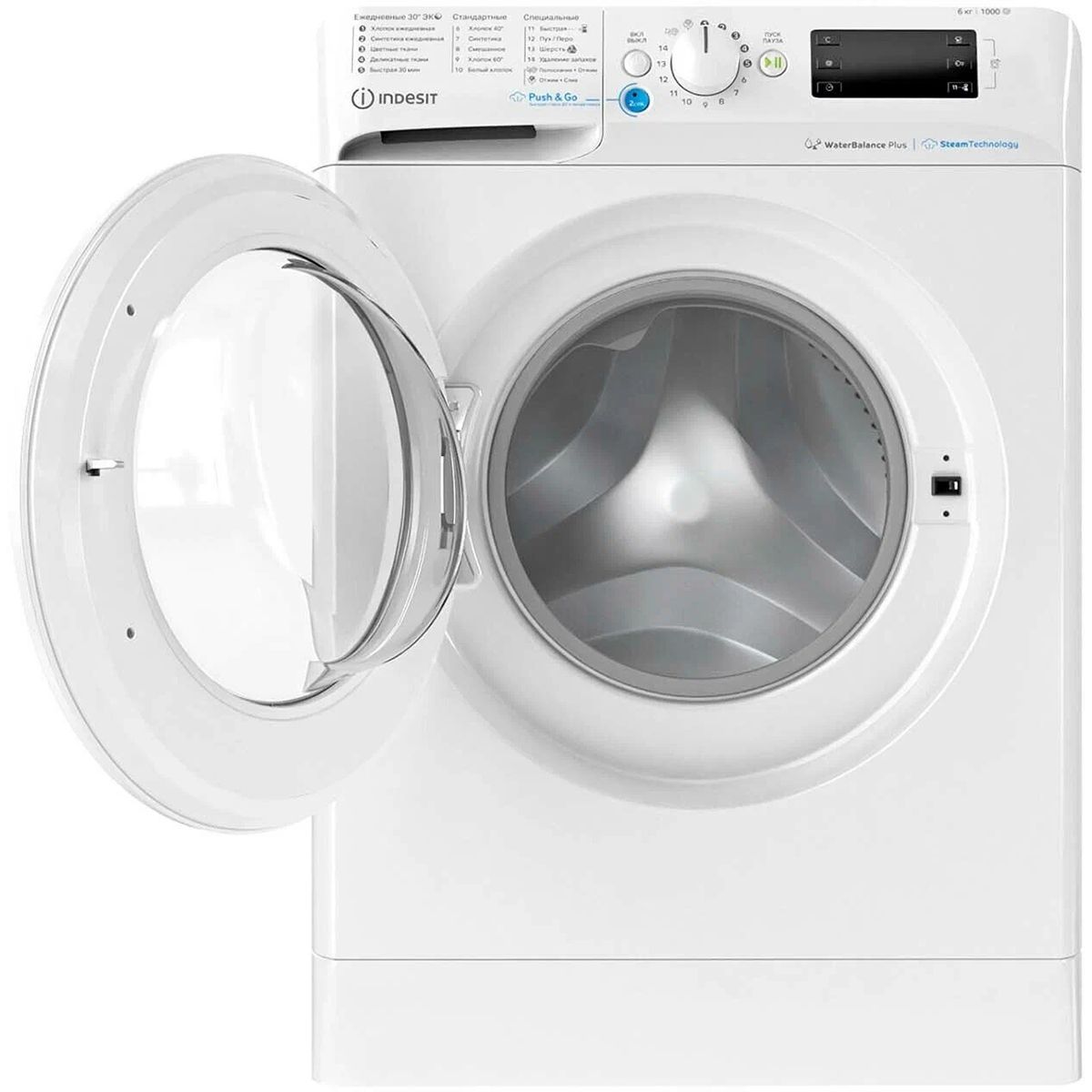 Стиральная машина Indesit BWSE 61051 WWV RU, белый - купить по выгодной  цене в интернет-магазине OZON (1103605974)