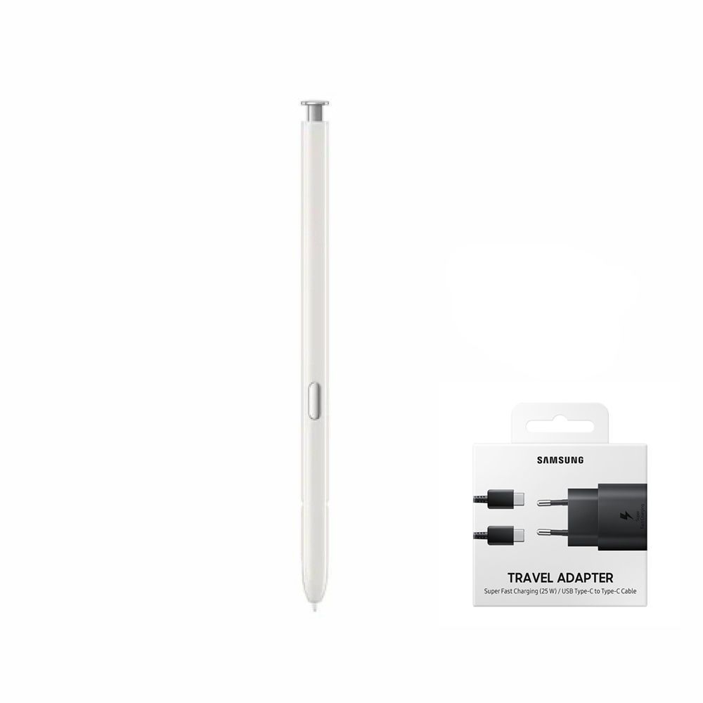 Стилус для телефона Электронное перо Samsung S Pen Note10 /Note10  Plus,белый(EJ-PN970)+25W EP-TA800,комплект в черном или белом цвете -  купить с доставкой по выгодным ценам в интернет-магазине OZON (1113844552)