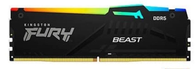 KingstonFuryОперативнаяпамятьBeastBlackAMDRGBDDR56000МГц1x8ГБ(KF560C36BBEA-8)