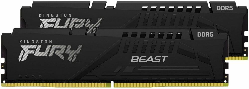 Kingston Fury Оперативная память Beast Black DDR5 5200 МГц 2x8 ГБ (KF552C40BBK2-16)