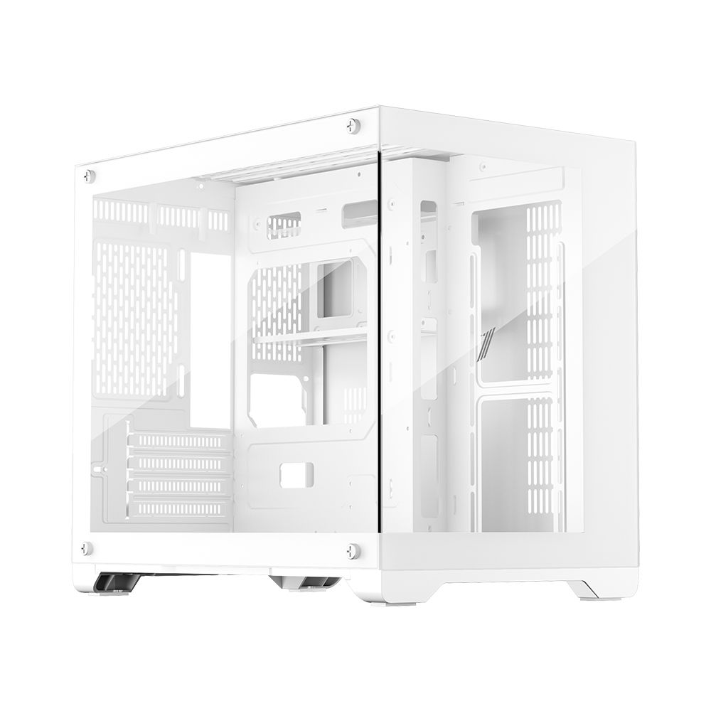 Корпус 1STPLAYER MEGAVIEW MV6-T White / mATX / MV6-TP-WH