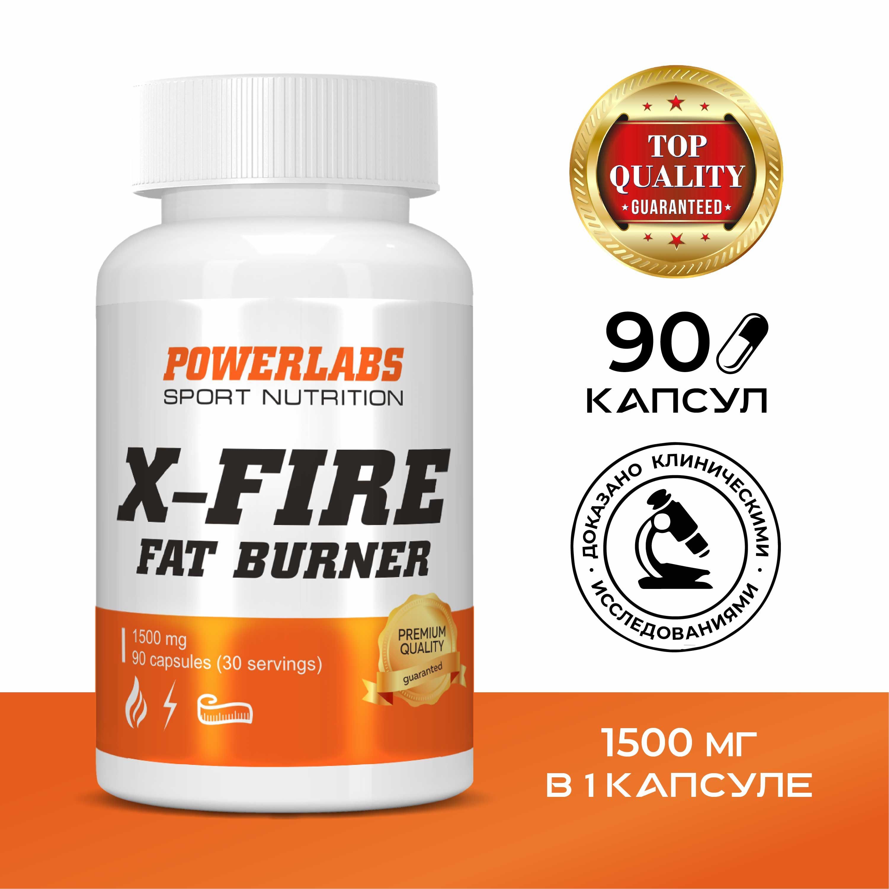 ЖиросжигательдляпохуденияженщинимужчинX-fireотPowerlabs