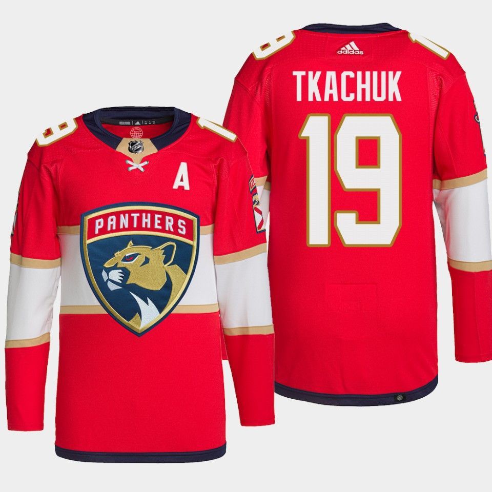 NHL джерси хоккейная Флорида Пантерз Florida Panthers Jersey 19 Matthew Tkachuk