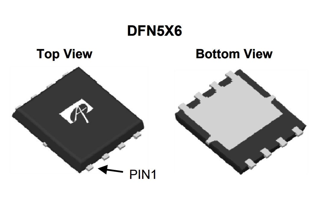 МикросхемаAON6554N-ChannelMOSFET30V85ADFN5x6