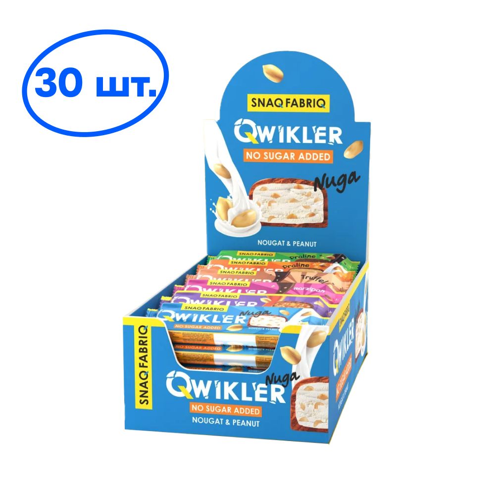 SNAQFABRIQQwiklerБатончиквшоколадебезсахара"Ассорти",30шт