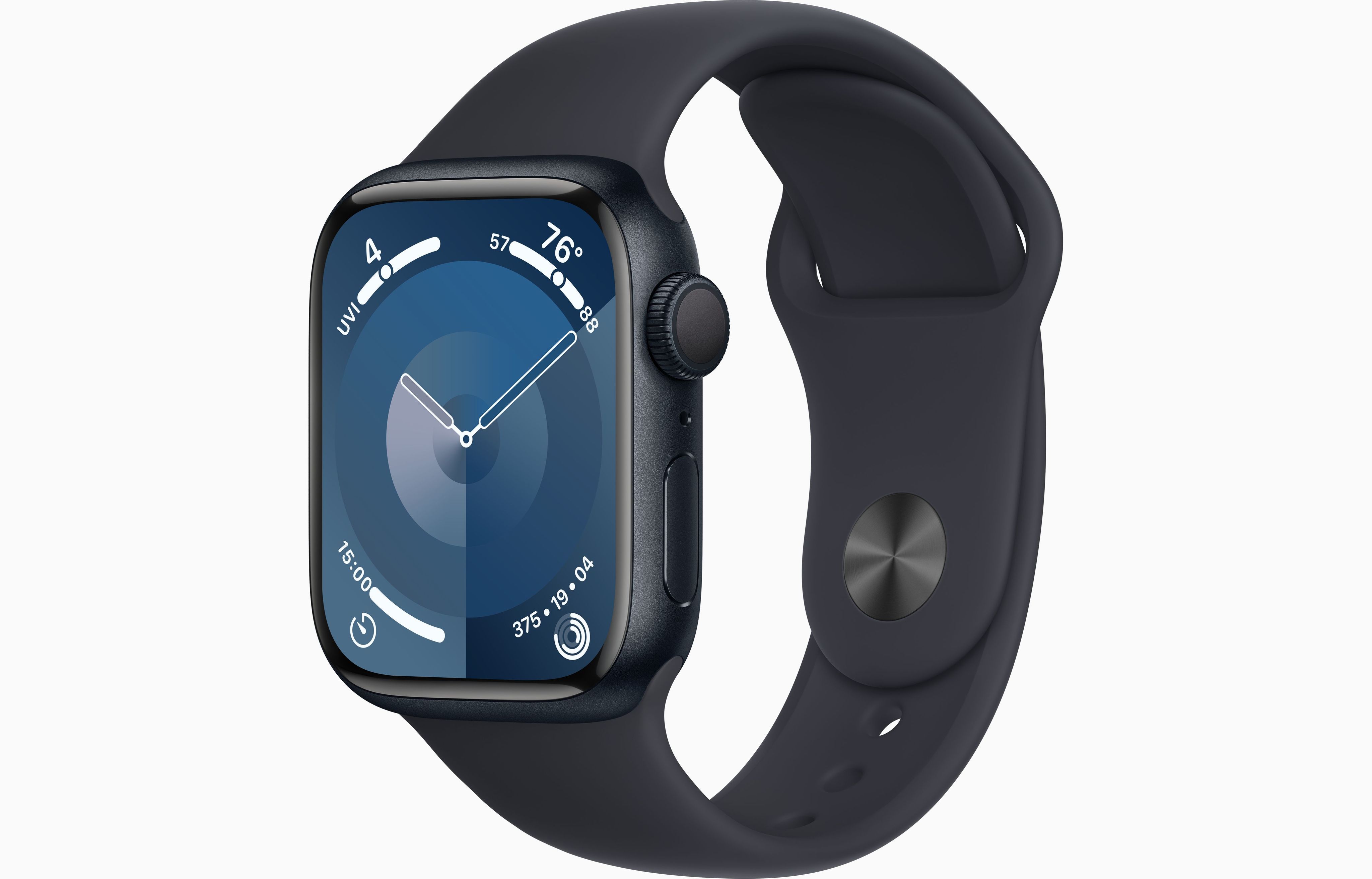 Купить смарт-часы Apple Watch Series 9 с ремнем M/L, экран 1.9