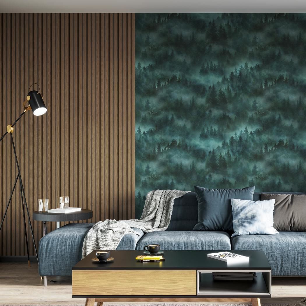 trend color wallcoverings by palitra в интерьере