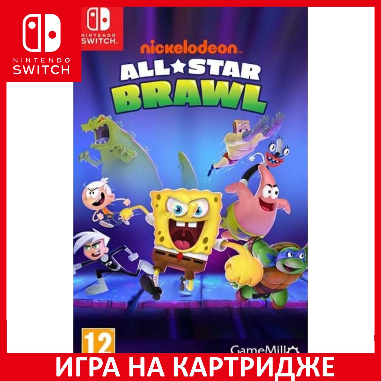 Игра Nickelodeon All-Star Brawl (Nintendo Switch, Английская версия) купить  по низкой цене с доставкой в интернет-магазине OZON (390090417)