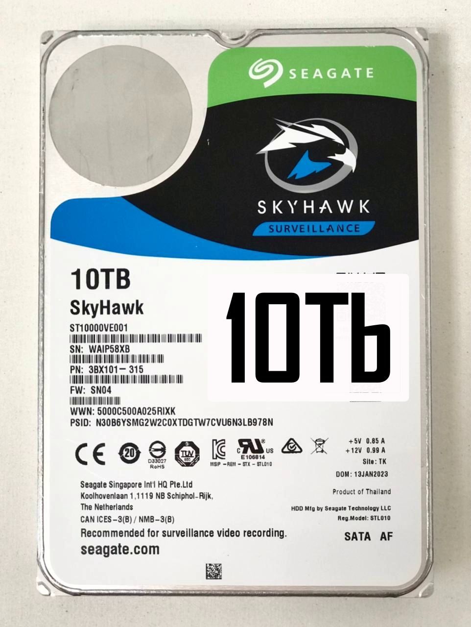 Seagate10ТБВнутреннийжесткийдиск(ST10000VE001)