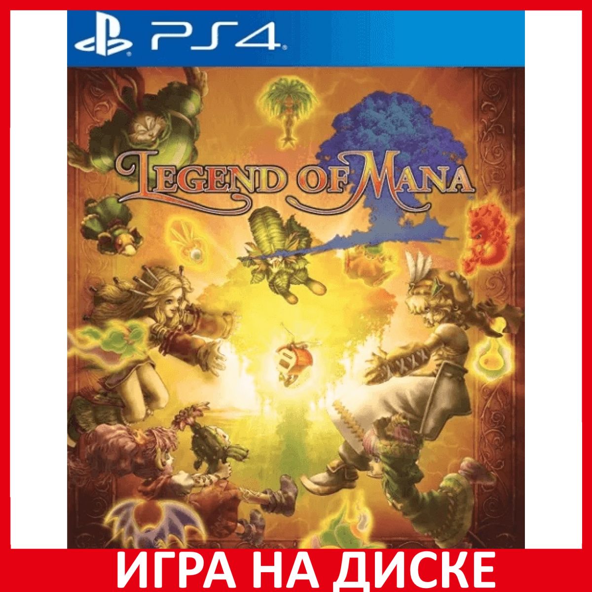 Игра Legend of Mana HD Remastered (PlayStation 5, PlayStation 4, Английская  версия)