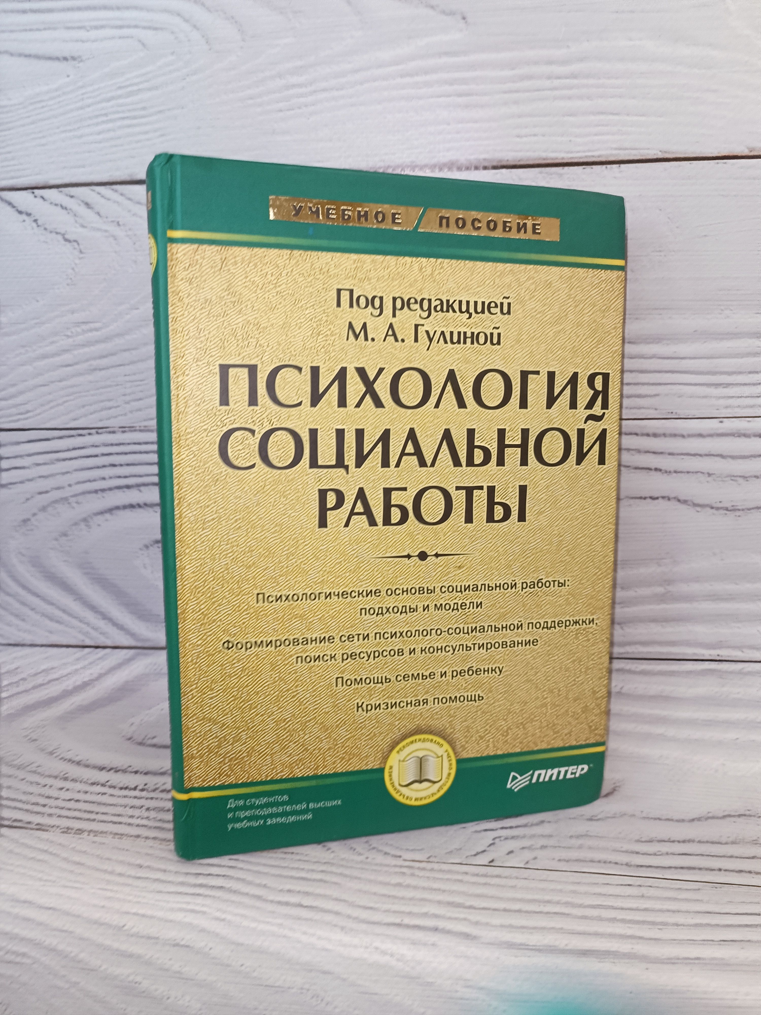 Психология социальной работы. Учебное пособие для студентов и  преподавателей высших учебных заведений Гулина М. А. | Гулина М. А.