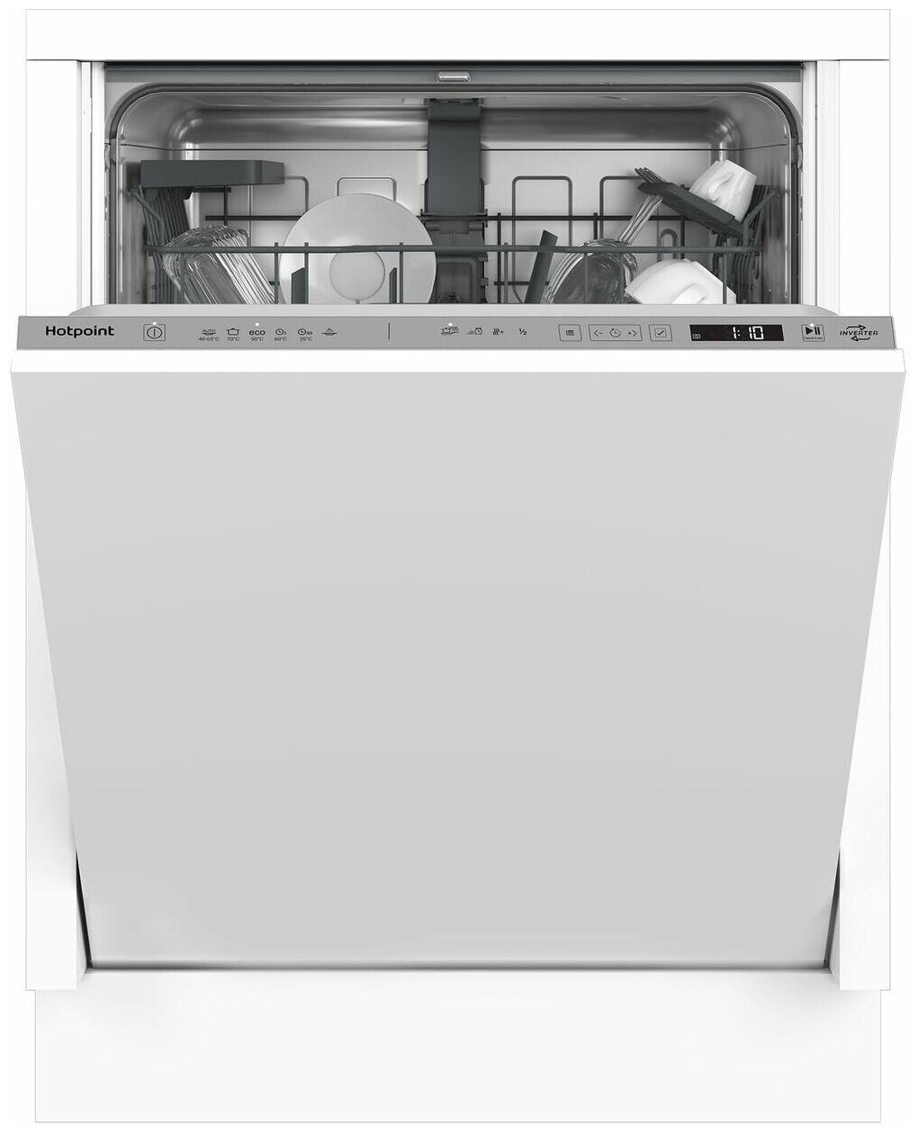 Встраиваемая посудомоечная машина Hotpoint HI 4D66 DW, серый купить по  выгодной цене в интернет-магазине OZON (1225908204)