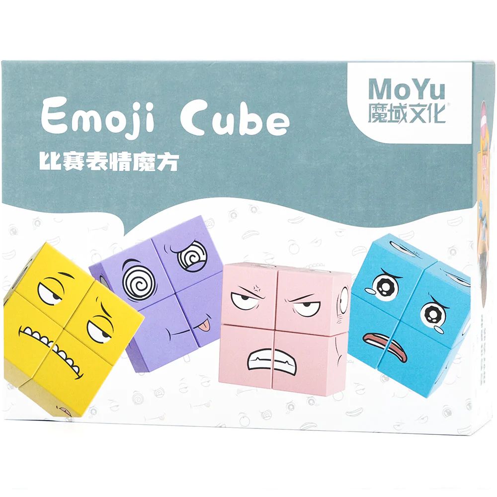 Настольная игра Антистресс MoYu Emoji Cube / Головоломка собери эмоцию -  купить с доставкой по выгодным ценам в интернет-магазине OZON (1237325663)