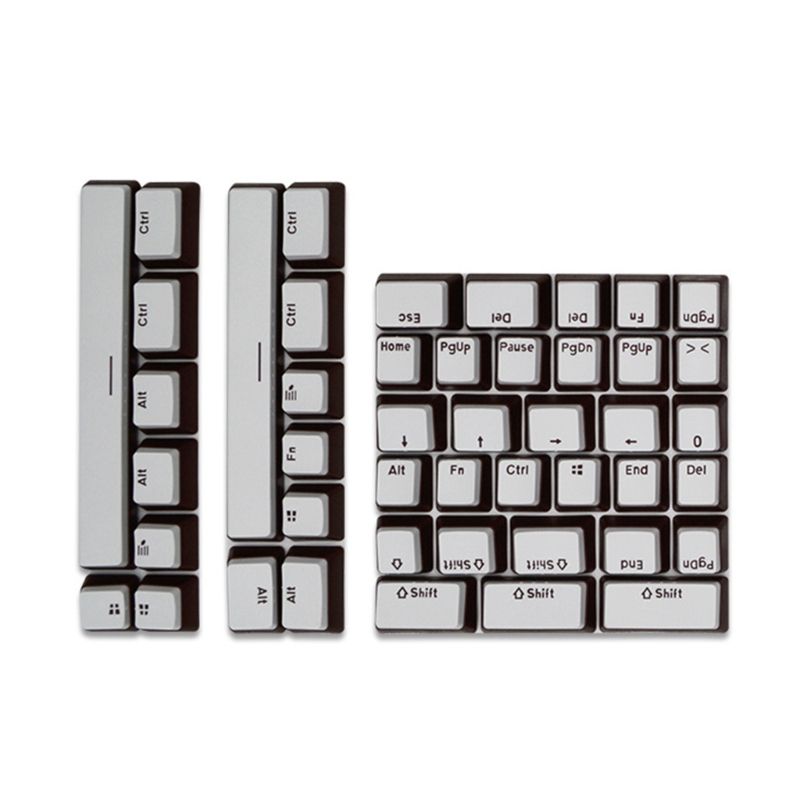 ДополнительнаяклавишаPuddingkeycap6.0U/6.5UCorsair,символыбелогоитемно-кофейногоцветов