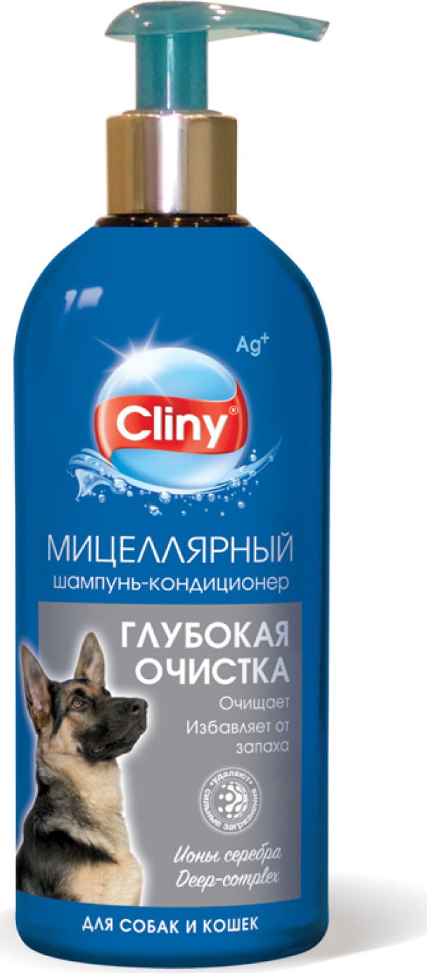 Шампунь кондиционер Cliny / Клини Глубокая очистка мицеллярный для ...