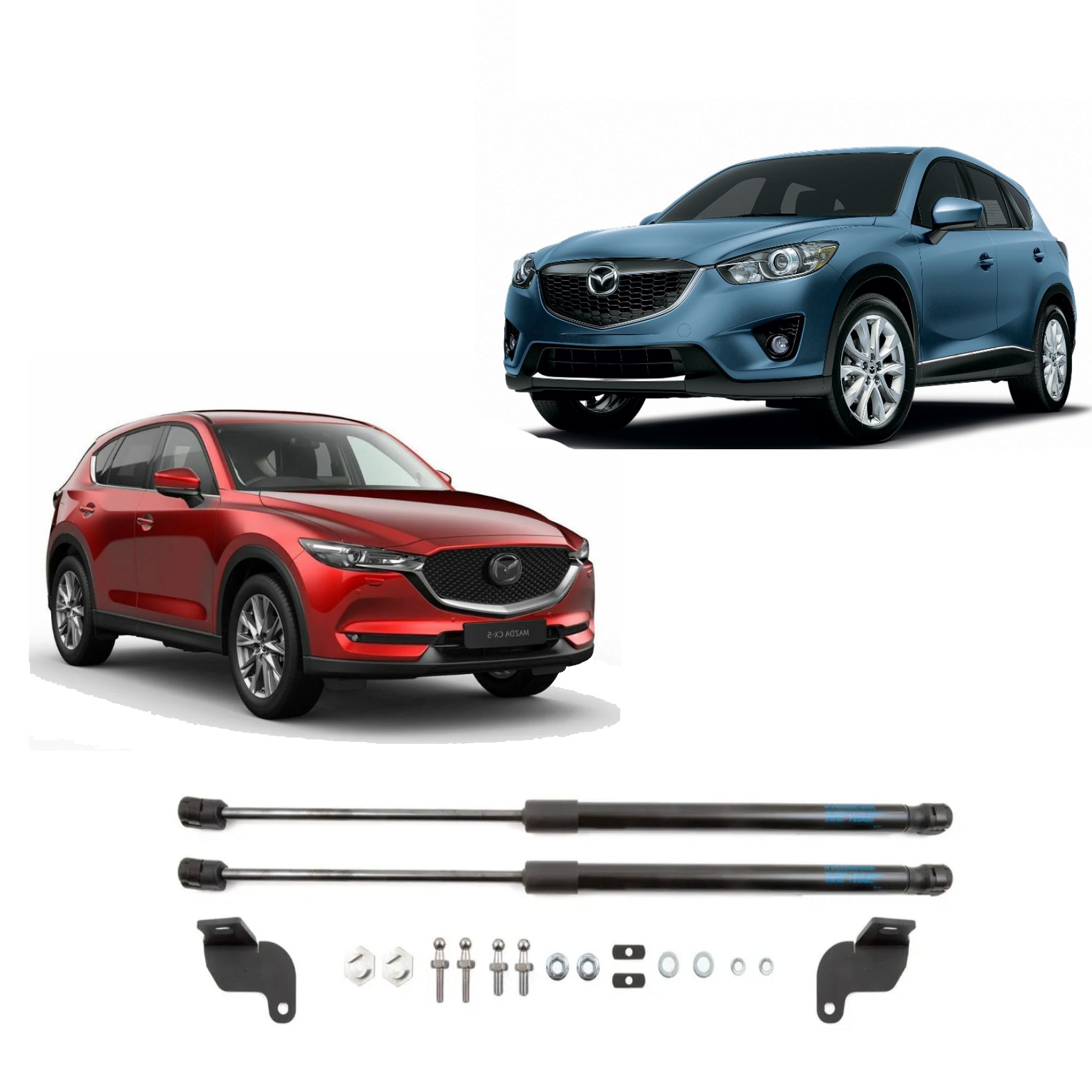 Амортизаторы-газовые упоры капота для Mazda CX-5 2011-, 2015-, 2017 г.в.  Упоры капота Мазда Ц Икс 5 - Mazda арт. 8300-77-1158 - купить по выгодной  цене в интернет-магазине OZON (1250126543)