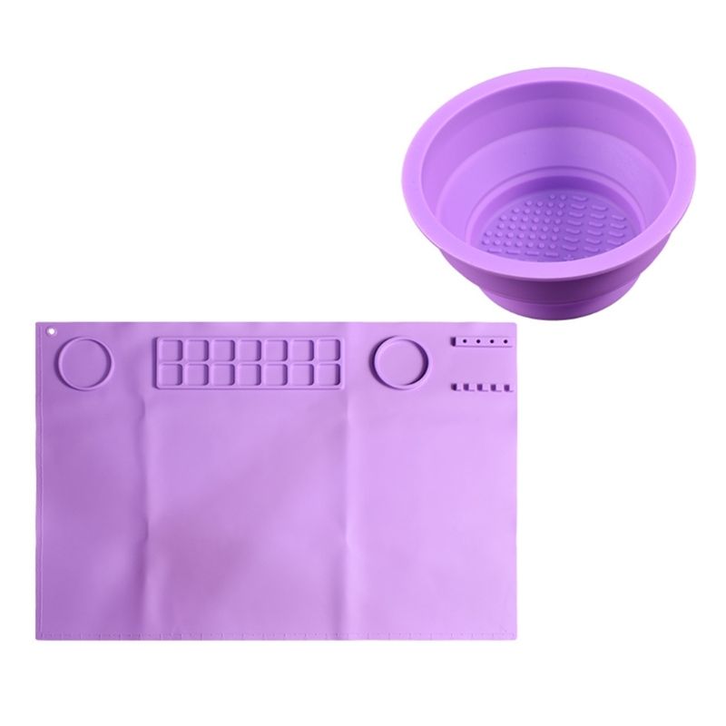 силиконовый коврик для рисования. силиконовый коврик для рисования. силиконовый коврик для раскатки теста. коврик для 3d ручки. силиконовый коврик с разлиновкой "буссен", 49х39 см, цвет микс.