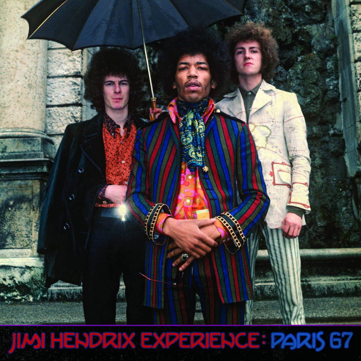 Jimi Hendrix Experience - Paris 67 (LP, Limited Edition, Blue and Black marbled Vinyl) Виниловая пластинка