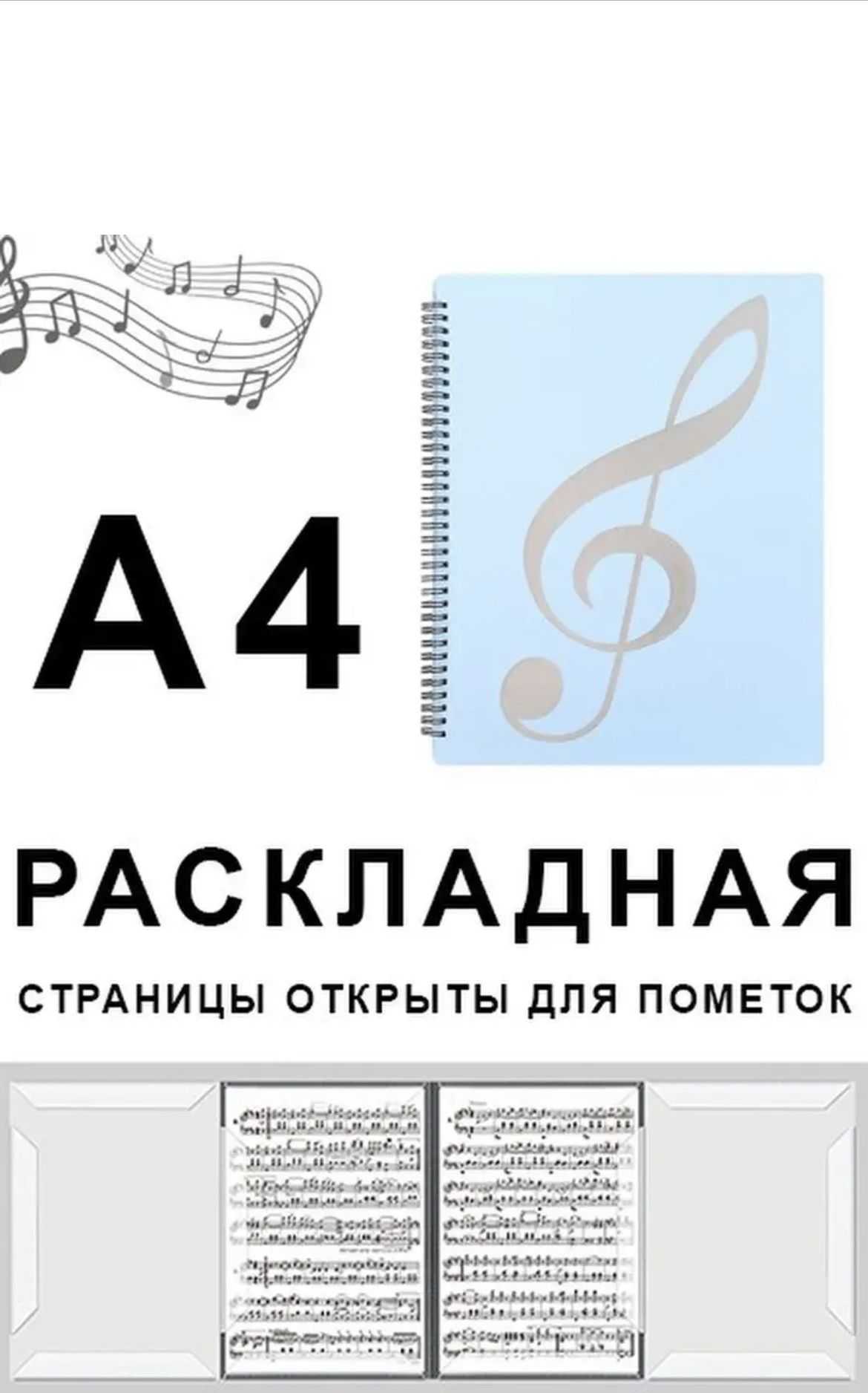  Папка A4 (21 × 29.7 см), 1 шт.