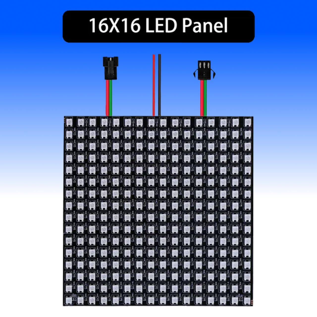 16х16СветодиоднаяадреснаяматрицаWS2812B,256светодиодов,100led/m