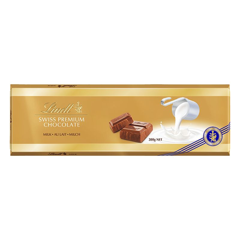 Шоколад Lindt Gold SWISS PREMIUM молочный 300 г (Швейцария)